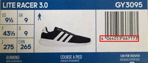 adidas shoe lookup|adidas barcode check.